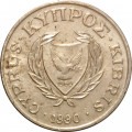 Кипр 2 цента 1990 год