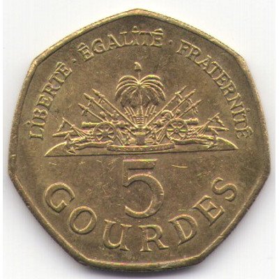 Гаити 5 гурдов 2007 год