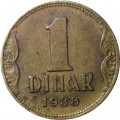 Югославия 1 динар 1938 год