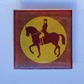 Значок. Конный спорт. Наездник. Лошадь