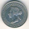 Цейлон 10 центов 1892 год
