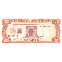 Доминикана 100 песо 1990 год - UNC