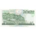 Шотландия 1 фунт 1987 год - Эдинбургский замок UNC