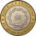 Аргентина 2 песо 2010 год