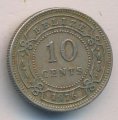 Белиз 10 центов 1976 год
