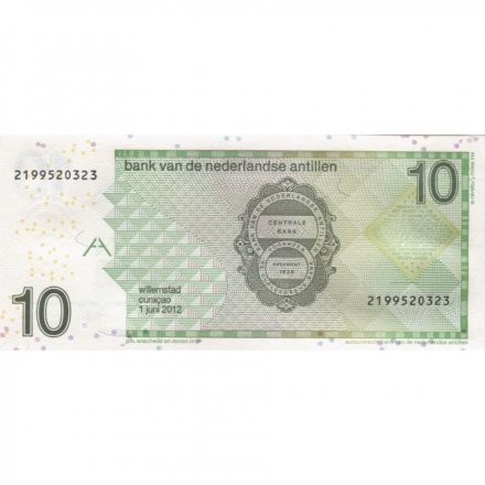 Антильские Острова 10 гульденов 2012 год - Колибри UNC