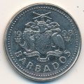 Барбадос 25 центов 1998 год