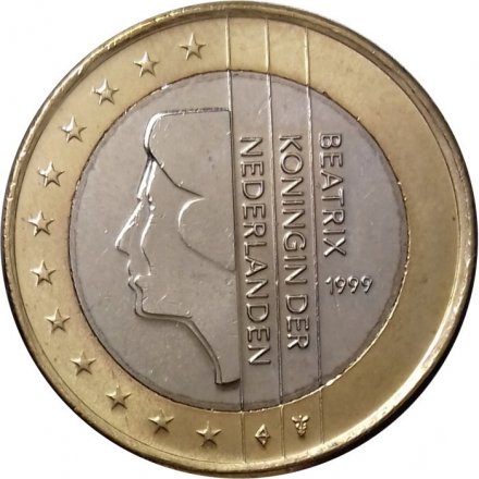 Нидерланды 1 евро 1999 год