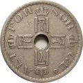 Норвегия 50 эре 1929 год - Король Хокон VII (редкий год)