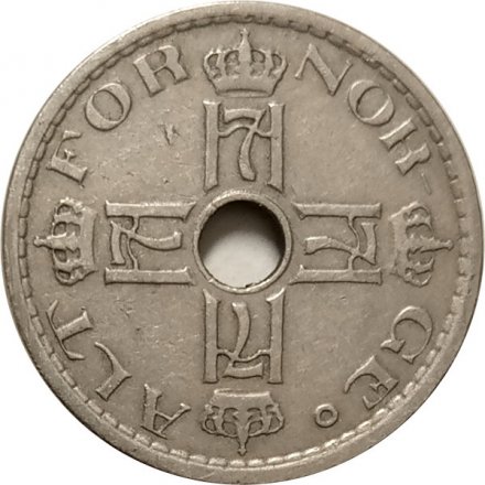 Норвегия 50 эре 1929 год - Король Хокон VII (редкий год)