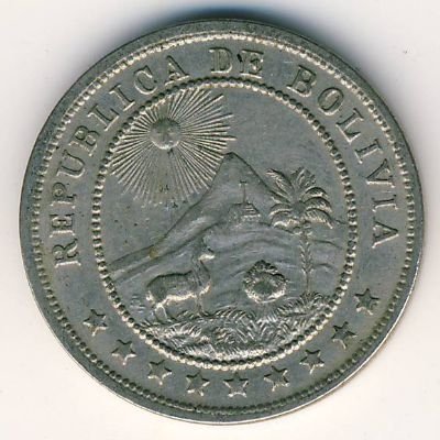 Боливия 10 сентаво 1935 год