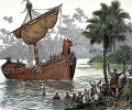 Норвегия 20 крон 1999 год - Винланд. Открытие викингами Северной Америки