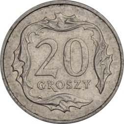 Польша 20 грошей 2006 год