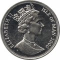Остров Мэн 1 крона 2000 год - Шотландская кошка (Медь-Никель)
