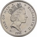Остров Мэн 10 пенсов 1992 год