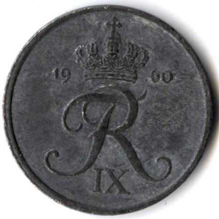 Дания 2 эре 1960 год