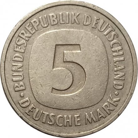 ФРГ 5 марок 1981 год (D)
