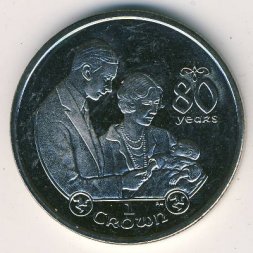 Остров Мэн 1 крона 2006 год