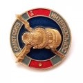Значок СССР Интеркосмос Салют - СОЮЗ