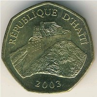 Монета Гаити 1 гурд 2003 год