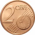 Люксембург 2 евроцента 2015 год - Великий герцог Люксембурга Анри