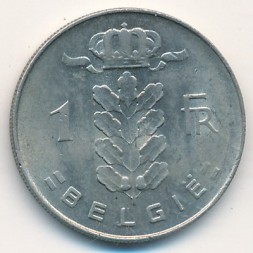 Бельгия 1 франк 1974 год BELGIE