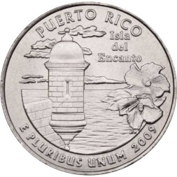 США 25 центов 2009 год - Пуэрто-Рико (D)