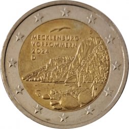 Германия 2 евро 2024 год - Мекленбург-Передняя Померания, Кёнигсштуль (D)