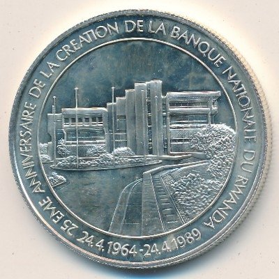 Руанда 1000 франков 1989 год
