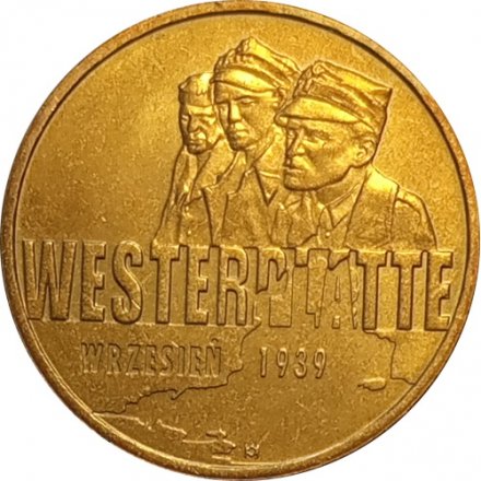 Польша 2 злотых 2009 год - Оборона Вестерплатте в сентябре 1939