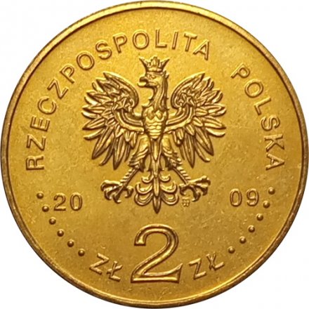 Польша 2 злотых 2009 год - Оборона Вестерплатте в сентябре 1939