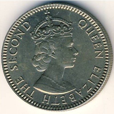 Сейшелы 25 центов 1960 год