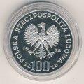 Польша 100 злотых 1978 год - Интеркосмос. Первый поляк в космосе (пробник)