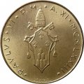 Ватикан 20 лир 1973 год