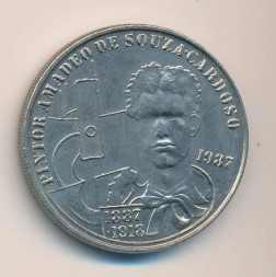 Монета Португалия 100 эскудо 1987 год - Амадео де Соуза-Кардозу (CuNi)