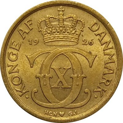 Дания 1/2 кроны 1926 год