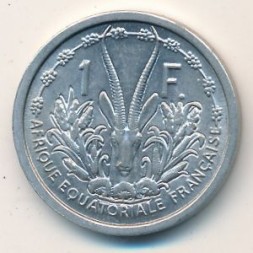 Французская Экваториальная Африка 1 франк 1948 год