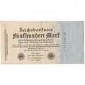 Германия (Веймарская республика) 500 марок 1922 год - F-VF