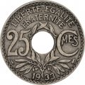 Франция 25 сантимов 1933 год