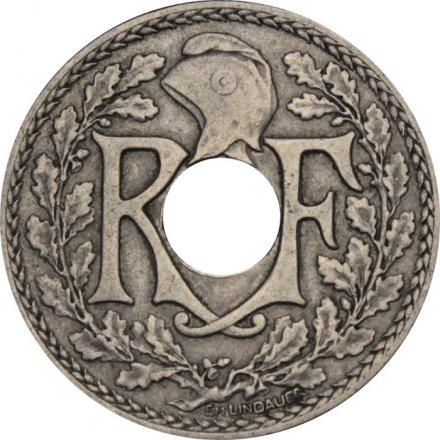 Франция 25 сантимов 1933 год