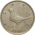 Хорватия 1 куна 2001 год - Соловей
