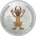 Экваториальная Гвинея 1000 франков 2016 год - Кодекс Гигас. Дьявольская библия