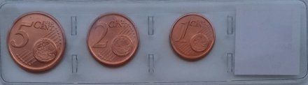 Набор из 3 евромонет Сан-Марино 2006 год