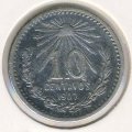 Мексика 10 сентаво 1907 год