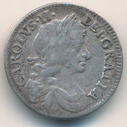 Великобритания 4 пенса 1684 год