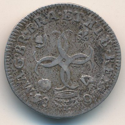Великобритания 4 пенса 1684 год