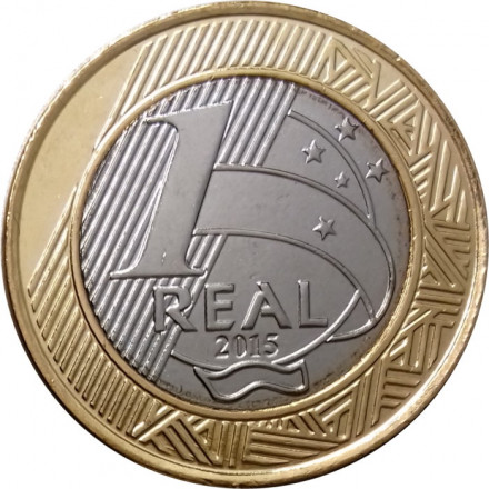 Бразилия 1 реал 2015 год - Регби UNC