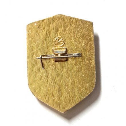 Значок ВДПО. Всесоюзное добровольное пожарное общество (клеймо &quot;Лебедь в круге&quot;)