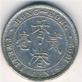 Гонконг 20 центов 1892 год