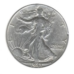 США 1/2 доллара 1941 год - "D" (Денвер)